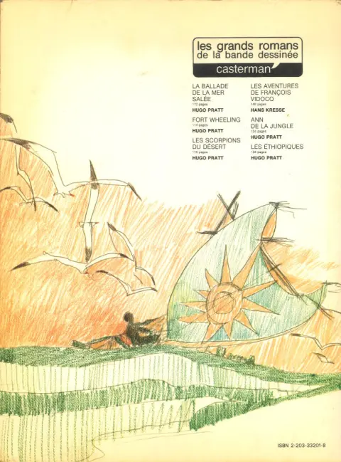 Verso de l'album Corto Maltese Tome 1 La ballade de la mer salée