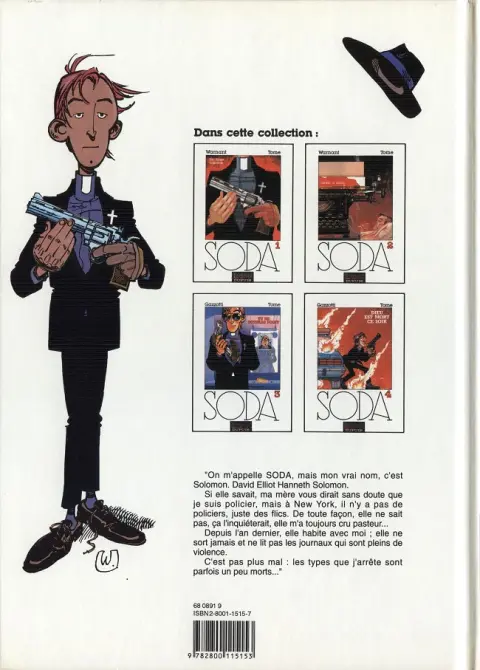 Verso de l'album Soda Tome 1 Un ange trépasse