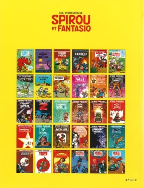 Verso de l'album Spirou et Fantasio L'Intégrale 2