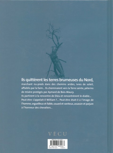 Verso de l'album Les Tours de Bois-Maury Tome 7 William