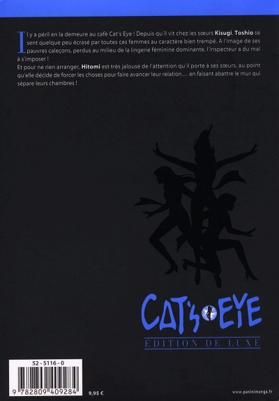 Verso de l'album Cat's Eye Édition de luxe 12