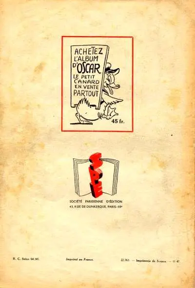 Verso de l'album Charlot 1ère Série - SPE Tome 14 Charlot contrebandier