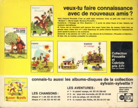 Verso de l'album Sylvain et Sylvette Tome 79 L'ours joue au fantôme