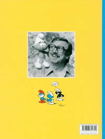 Verso de l'album Les Schtroumpfs Les schtroumpfeurs de flûte