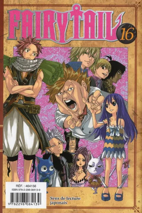 Verso de l'album Fairy Tail 15-16