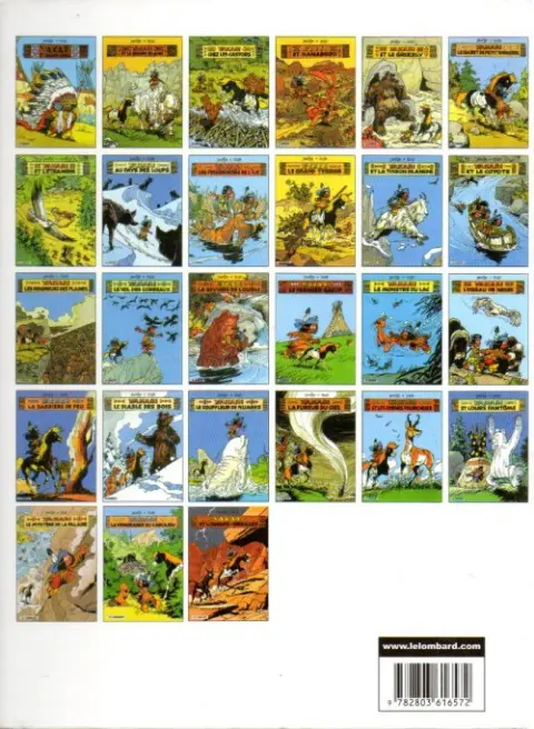 Verso de l'album Yakari Tome 27 Yakari et Longues-oreilles
