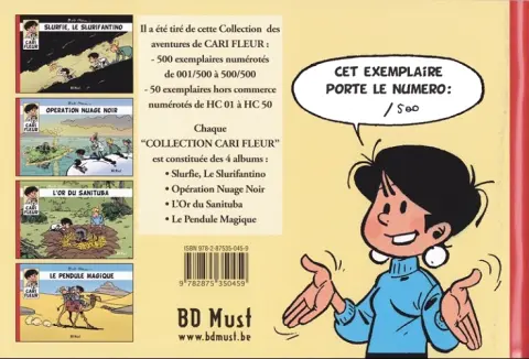 Verso de l'album Cari Fleur Tome 4 Le pendule magique