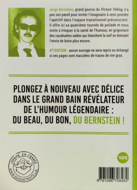 Verso de l'album Professeur Bernstein L'Humour légendaire du facétieux professeur Bernstein