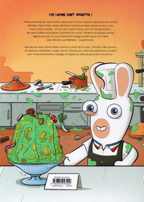 Verso de l'album The Lapins crétins Tome 13 Toqués !