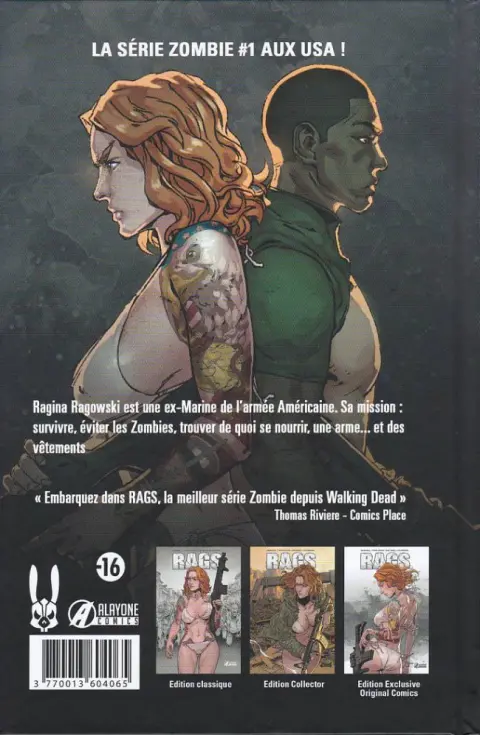 Verso de l'album Rags 1