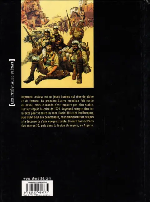 Verso de l'album Les Chemins de la gloire