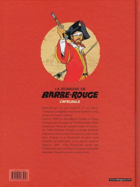 Verso de l'album La Jeunesse de Barbe-Rouge L'intégrale 2