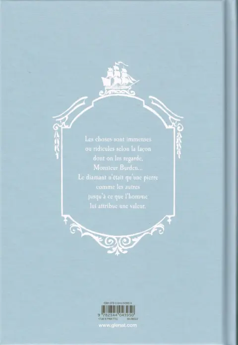 Verso de l'album Les filles des Marins Perdus Livre I