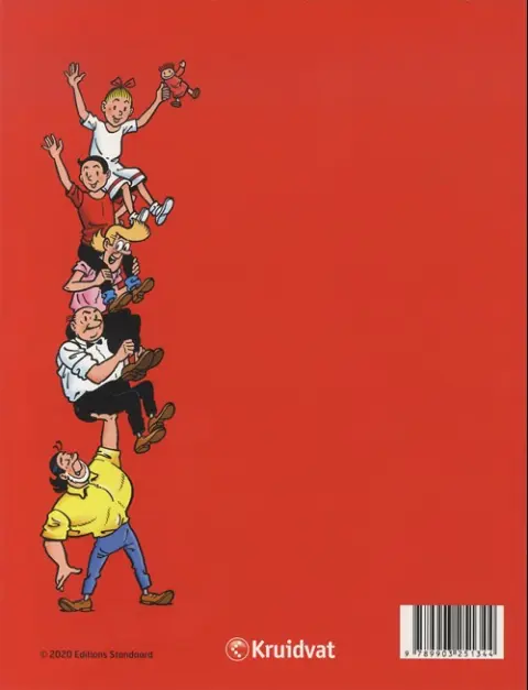 Verso de l'album Bob et Bobette (Publicitaire) La coquine malicieuse
