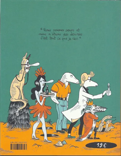 Verso de l'album Gousse & Gigot