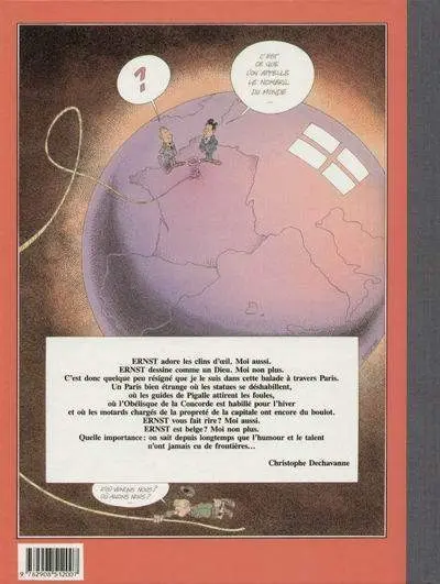 Verso de l'album Ciel, mon Paris ! Tome 1