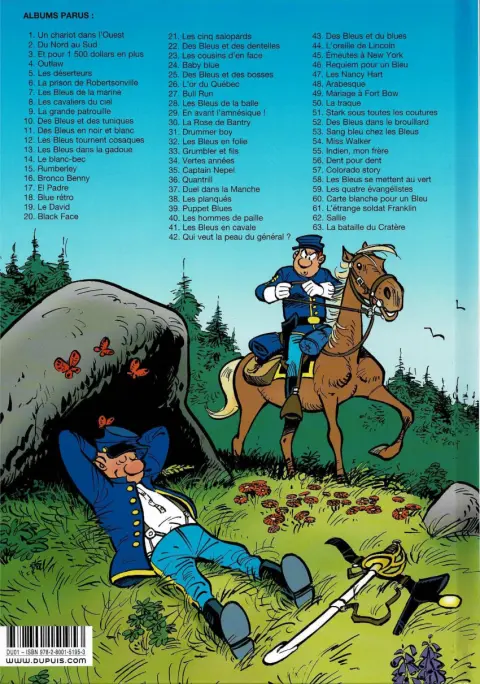 Verso de l'album Les Tuniques Bleues Tome 56 Dent pour dent