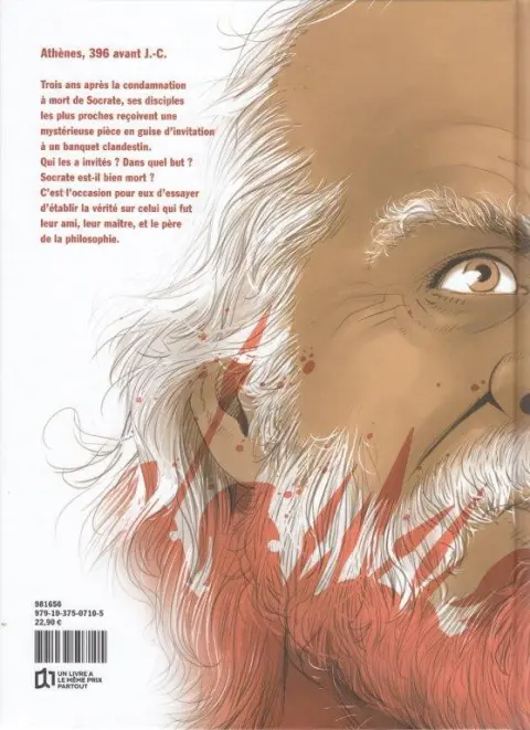 Verso de l'album La vérité sur Socrate