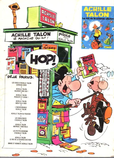 Verso de l'album Achille Talon Tome 9 Les petits desseins d'Achille Talon
