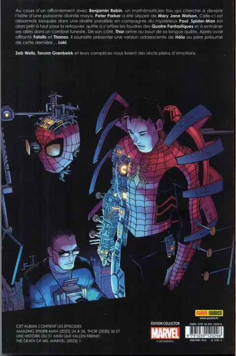 Verso de l'album Marvel Comics Tome 24