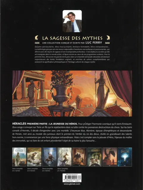 Verso de l'album Héraclès 1/3 La jeunesse du héros