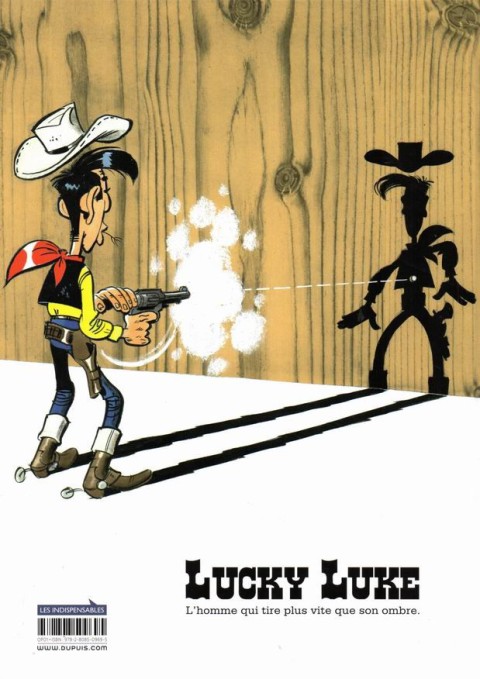 Verso de l'album Lucky Luke Tome 25 La Ville fantôme