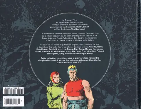 Verso de l'album Flash Gordon Tome 26 1994-1996