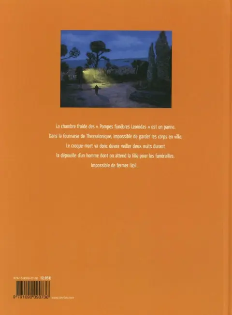Verso de l'album Le Croque-mort