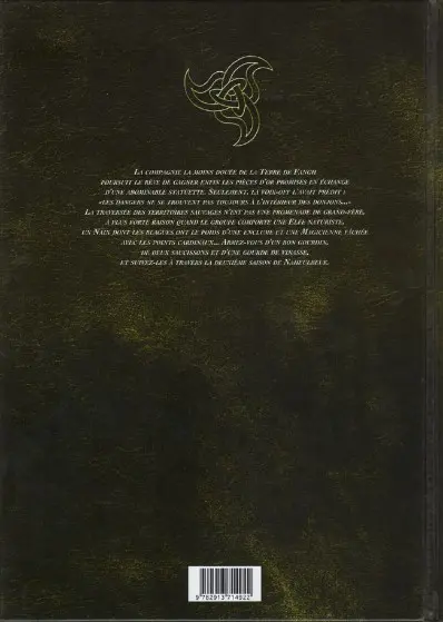 Verso de l'album Le Donjon de Naheulbeuk Tome 3 Deuxième saison, partie 1