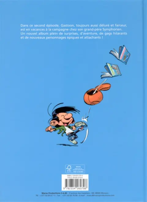 Verso de l'album Gastoon Tome 2 Des vertes et des pas mûres