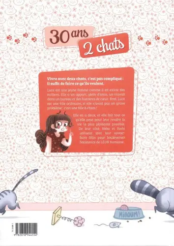 Verso de l'album 30 ans 2 chats