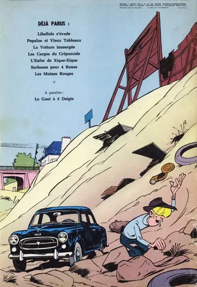 Verso de l'album Gil Jourdan Tome 8 Les 3 taches