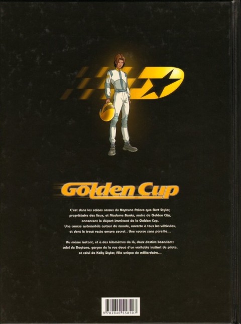 Verso de l'album Golden Cup Tome 1 Daytona