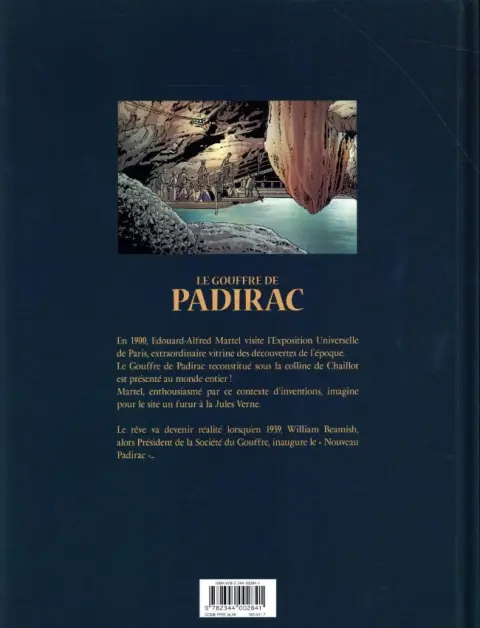 Verso de l'album Le Gouffre de Padirac Tome 2 L'invention d'une visite extraordinaire