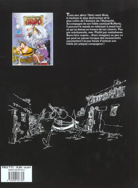 Verso de l'album Groo Tome 2 Au pied Rufferto
