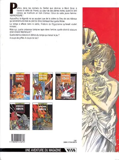 Verso de l'album Les Héritiers du soleil Tome 5 Néphérouré