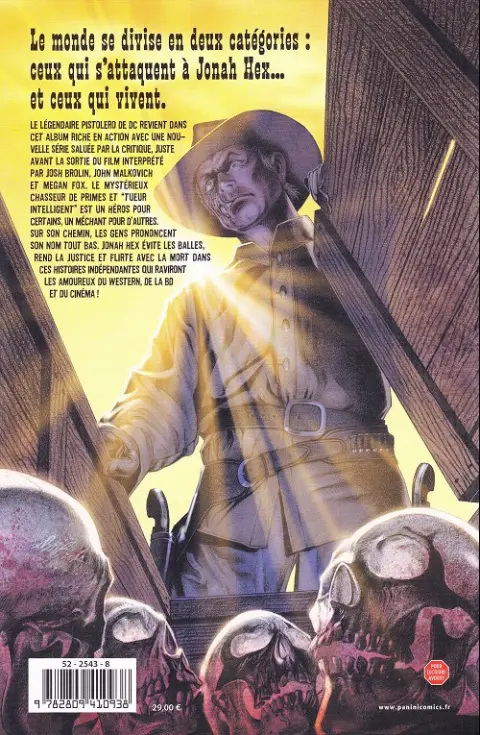 Verso de l'album Jonah Hex Tome 1 Le colt de la vengeance