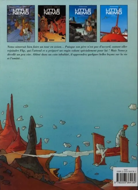 Verso de l'album Little Nemo Tome 4 Le grand vol