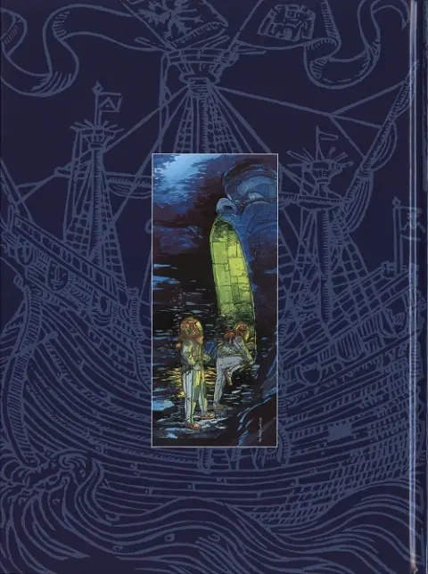Verso de l'album Le Neptune Journal de bord