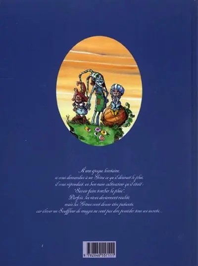 Verso de l'album Orull, le souffleur de nuages Tome 1 Rêves de nuages