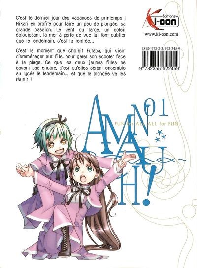 Verso de l'album Amanchu ! 1