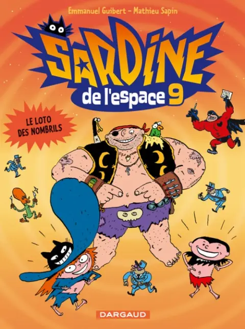 Sardine de l'espace Dargaud Tome 9 Loto des nombrils