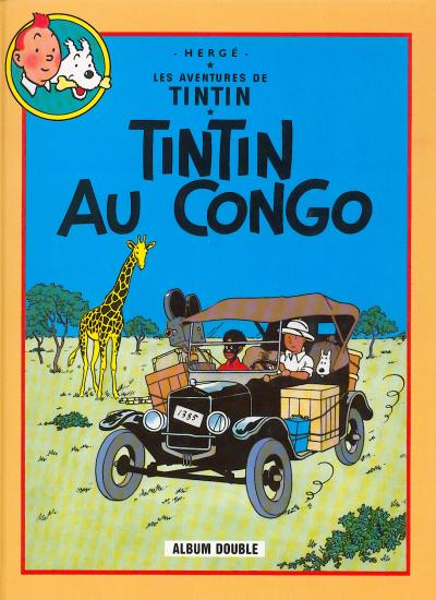 Couverture de l'album Tintin Tomes 2 et 3 Tintin au Congo / Tintin en Amérique
