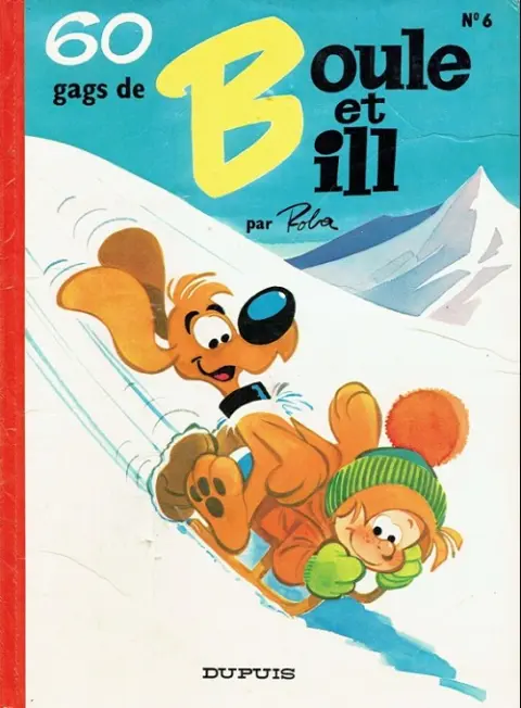 Couverture de l'album Boule & Bill Tome 6 60 gags de Boule et Bill