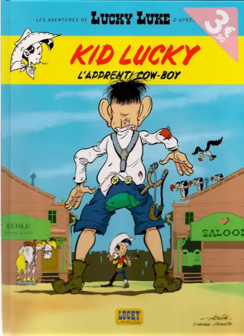 Couverture de l'album Kid Lucky Tome 1 L'apprenti cow-boy
