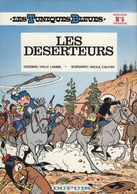 Couverture de l'album Les Tuniques Bleues Tome 5 Les déserteurs