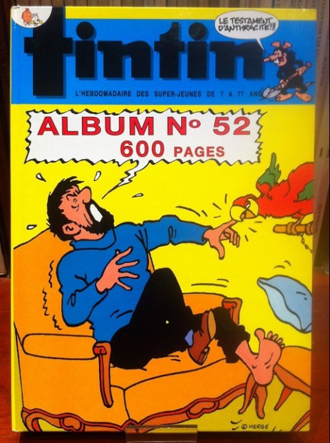 Couverture de l'album Tintin N° 52