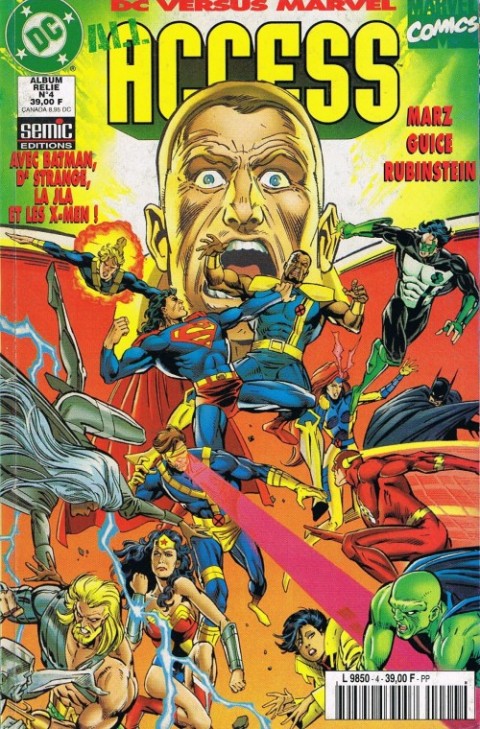 Couverture de l'album DC versus Marvel Album N° 4