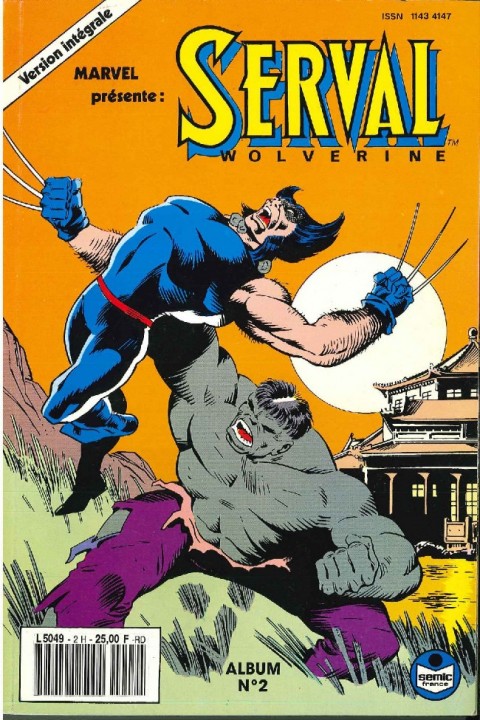 Couverture de l'album Serval-Wolverine N° 2