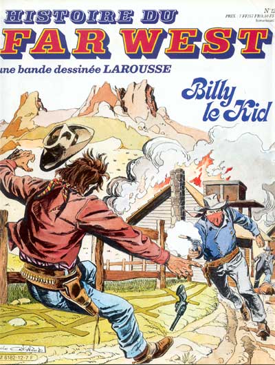 Couverture de l'album Histoire du Far West N° 12 Billy le Kid
